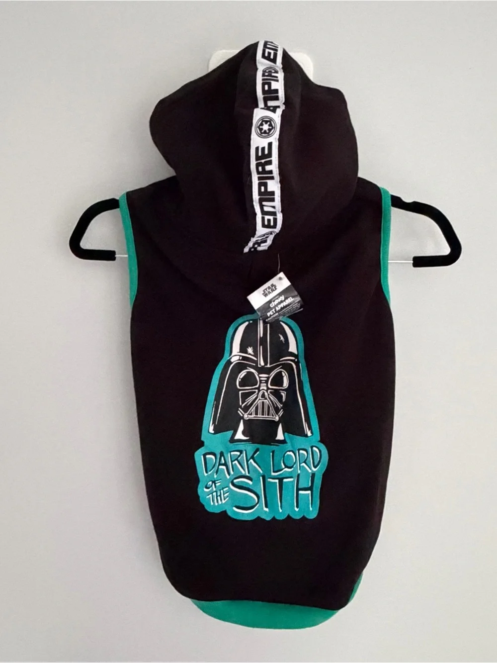 NWT Darth Vader Chewy Pet Apparel Dog Shirt Size XXL
